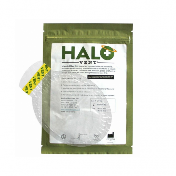 Плёнка оклюзионная HALO VENT CHEST SEAL 2 PACK