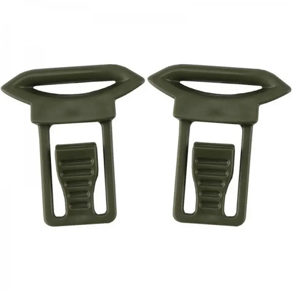 Кліпса для кріплення окулярів на рейці шолома Goggles Clip Green