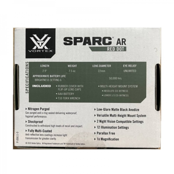 Коллиматорный прицел VORTEX Sparc AR Red Dot Scope