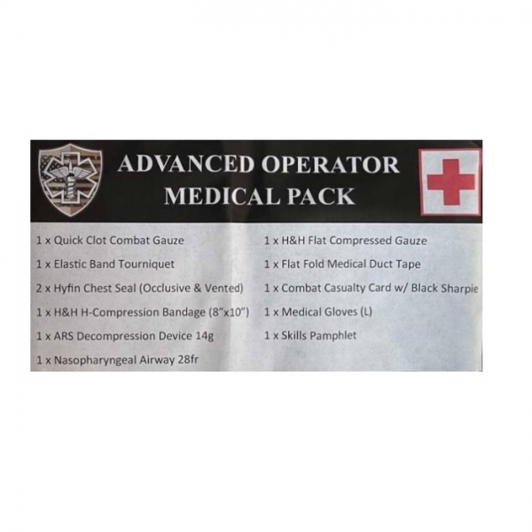 Набор для аптечкки первой помощи Advanced Operator Medical Pack