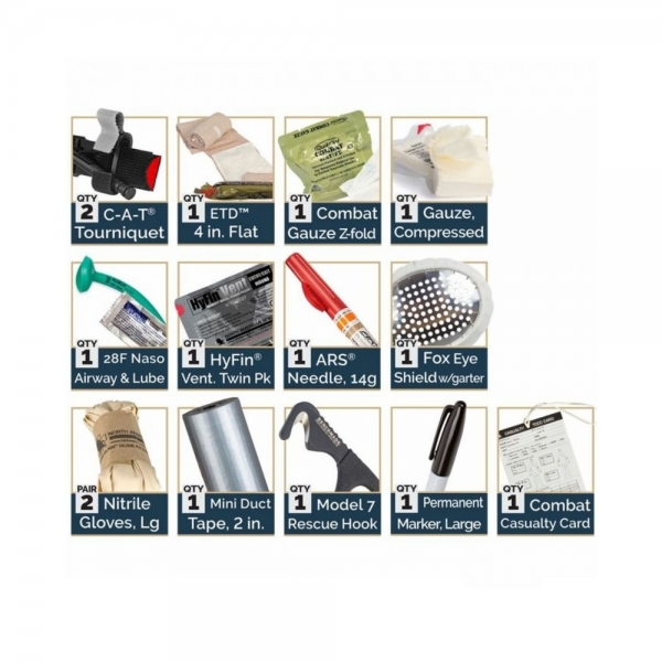 Набор для аптечки первой помощи SIRK Gen 2 Supplemental IFAK Resupply Kit