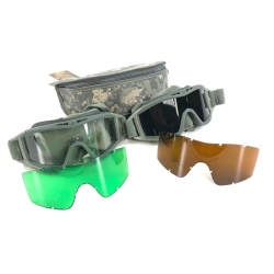 Тактические баллистические очки-маска (набор) Revision Desert Locust Military Goggle