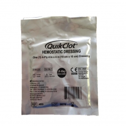 Гемостатическая салфетка QuikClot Hemostatic Dressing 10х10