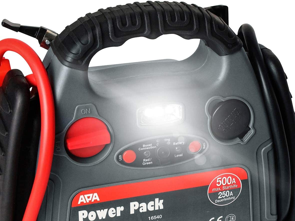Универсальное пусковое устройство с компрессором 18 бар APA Power Pack 16540 12V 3